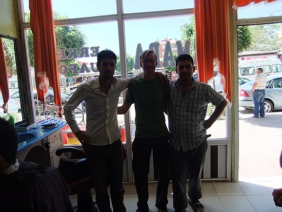 naar de kapper in Van