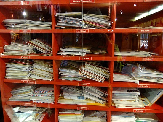 post voor de kerstman